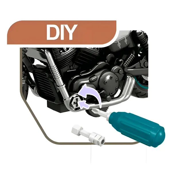 Teal_Diy_Cruiser_Motorcycle_Toy_Die_Cast_Set_For_Kids_|_Realistic_Lights_&_Sound_And_Easy_Assembly_|_Fun_And_Educational_Play_For_Boys_&_Girls_Ages_3_For_Young_Builders_And_Riders