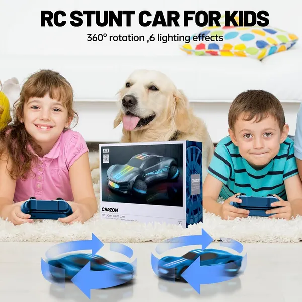 Multicolor_Remote_Control_Car_For_Kid_Age_3-5_6-8_8-12,_Rc_Cars,_Remote_Control_Drift_Cars_360_Rotating_With_Lights,_Race_Car,_1:16_Rc_Truck,_Toy_Vehicle_Gifts_For_Boys,Girls,Adults