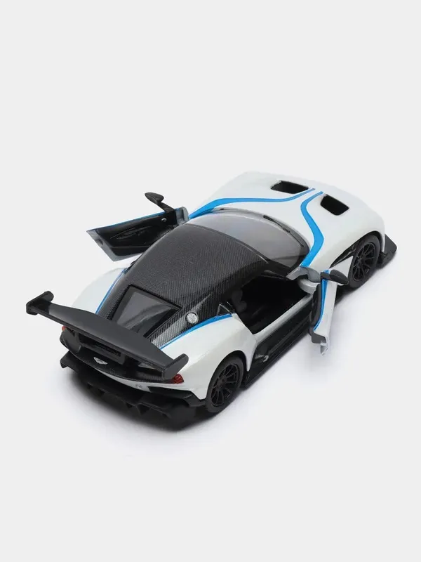 White_1:38_Scale_Vulcan_Die-Cast_Model_Car_Premium_Sports_Car_Toy_With_Realistic_Detailing,_Pull-Back_Actionperfect_Collectible_For_Cars_Collector_And_Gift_For_Kids_White