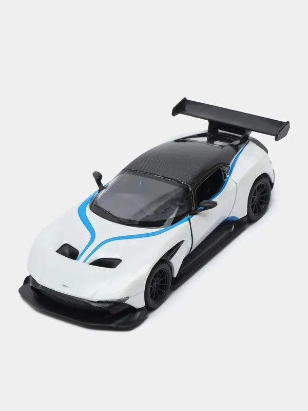 White_1:38_Scale_Vulcan_Die-Cast_Model_Car_Premium_Sports_Car_Toy_With_Realistic_Detailing,_Pull-Back_Actionperfect_Collectible_For_Cars_Collector_And_Gift_For_Kids_White