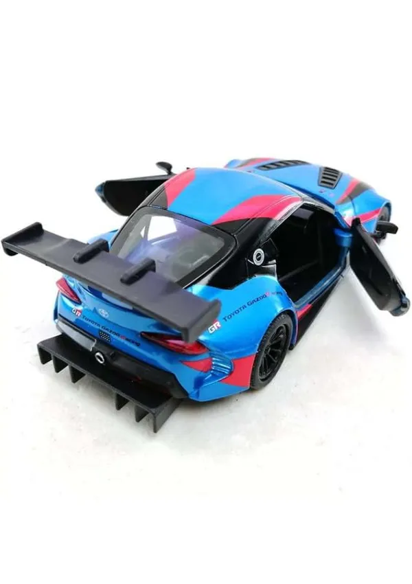 Blue_Exquisite_1:36_Gr_Supra_Racing_Edition_Die-Cast_Model_Car_Toy_For_Kids_Stunning_Metallic_Design,_Openable_Doors,_And_Pull-Back_Action_Perfect_Collectible_Or_Gift_Racing_Blue