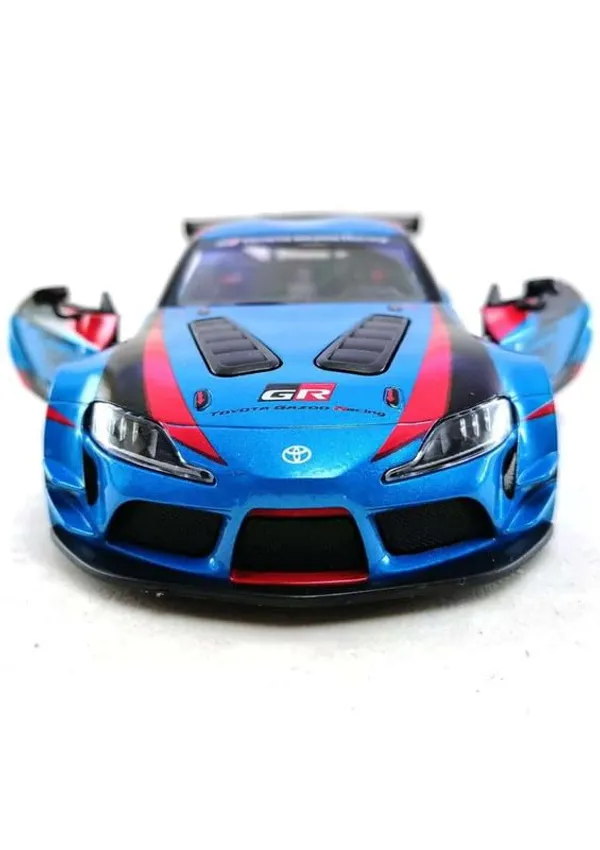 Blue_Exquisite_1:36_Gr_Supra_Racing_Edition_Die-Cast_Model_Car_Toy_For_Kids_Stunning_Metallic_Design,_Openable_Doors,_And_Pull-Back_Action_Perfect_Collectible_Or_Gift_Racing_Blue