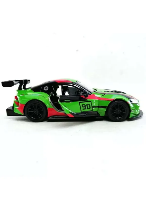 Green_Exquisite_1:36_Gr_Supra_Racing_Edition_Die-Cast_Model_Car_Toy_For_Kids_Stunning_Metallic_Design,_Openable_Doors,_And_Pull-Back_Action_Perfect_Collectible_Or_Gift_Racing_Green