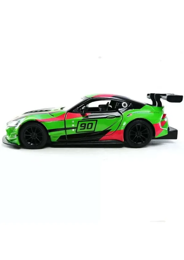 Green_Exquisite_1:36_Gr_Supra_Racing_Edition_Die-Cast_Model_Car_Toy_For_Kids_Stunning_Metallic_Design,_Openable_Doors,_And_Pull-Back_Action_Perfect_Collectible_Or_Gift_Racing_Green