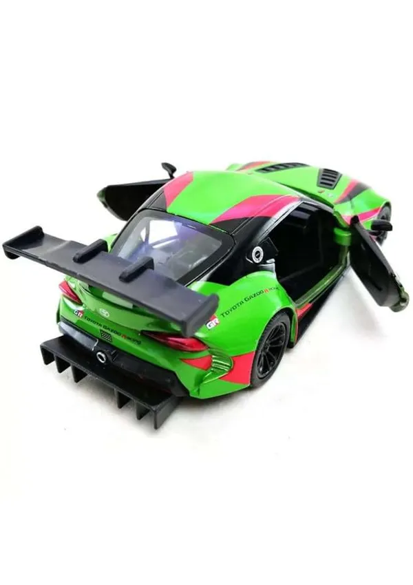 Green_Exquisite_1:36_Gr_Supra_Racing_Edition_Die-Cast_Model_Car_Toy_For_Kids_Stunning_Metallic_Design,_Openable_Doors,_And_Pull-Back_Action_Perfect_Collectible_Or_Gift_Racing_Green