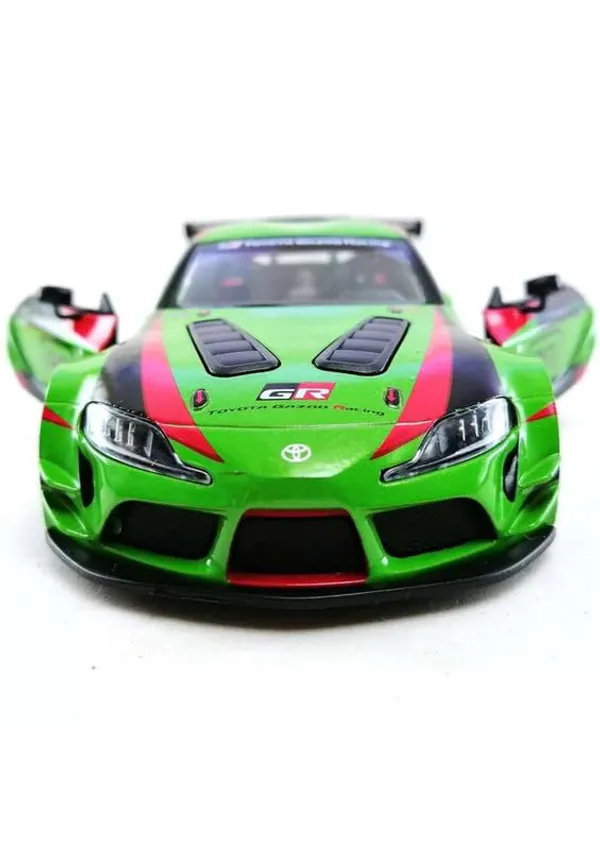 Green_Exquisite_1:36_Gr_Supra_Racing_Edition_Die-Cast_Model_Car_Toy_For_Kids_Stunning_Metallic_Design,_Openable_Doors,_And_Pull-Back_Action_Perfect_Collectible_Or_Gift_Racing_Green