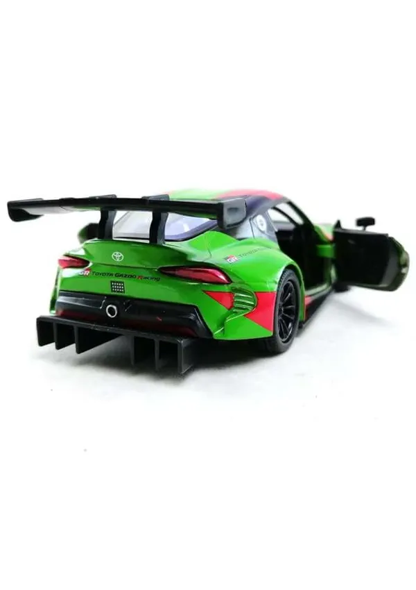 Green_Exquisite_1:36_Gr_Supra_Racing_Edition_Die-Cast_Model_Car_Toy_For_Kids_Stunning_Metallic_Design,_Openable_Doors,_And_Pull-Back_Action_Perfect_Collectible_Or_Gift_Racing_Green