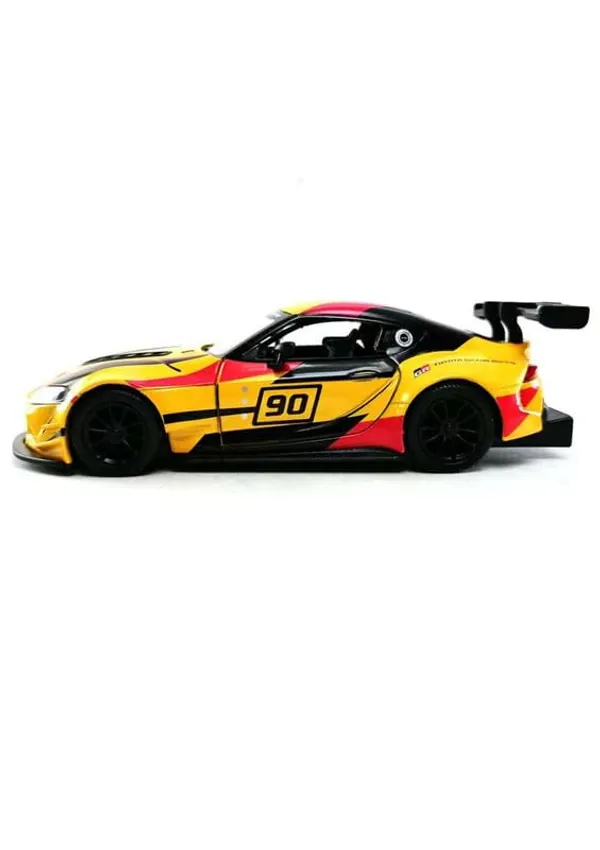 Yellow_Exquisite_1:36_Gr_Supra_Racing_Edition_Die-Cast_Model_Car_Toy_For_Kids_Stunning_Metallic_Design,_Openable_Doors,_And_Pull-Back_Action_Perfect_Collectible_Or_Gift_Racing_Yellow
