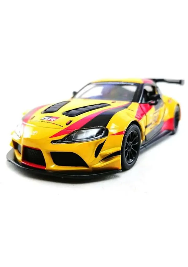 Yellow_Exquisite_1:36_Gr_Supra_Racing_Edition_Die-Cast_Model_Car_Toy_For_Kids_Stunning_Metallic_Design,_Openable_Doors,_And_Pull-Back_Action_Perfect_Collectible_Or_Gift_Racing_Yellow