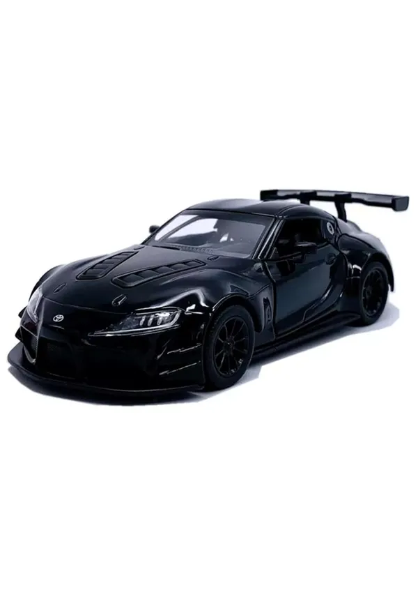 Black_Premium_1:36_Gr_Supra_Die-Cast_Model_Car_Toy_For_Kids_Stunning_Racing_Edition_With_Openable_Doors,Pull-Back_Action&Durable_Construction_Perfect_For_Collectors&Car_Enthusiasts_Black