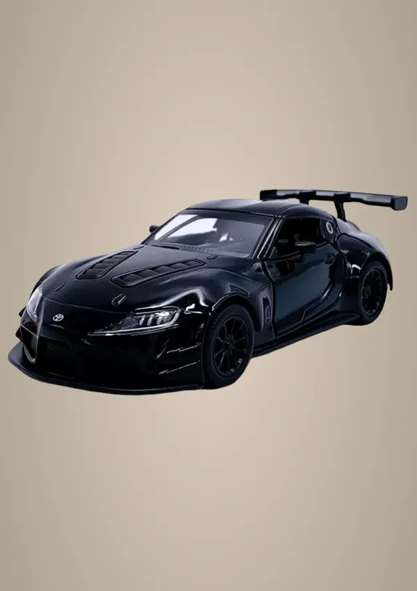 Black_Premium_1:36_Gr_Supra_Die-Cast_Model_Car_Toy_For_Kids_Stunning_Racing_Edition_With_Openable_Doors,Pull-Back_Action&Durable_Construction_Perfect_For_Collectors&Car_Enthusiasts_Black