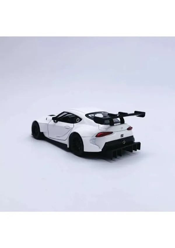 White_Premium_1:36_Gr_Supra_Die-Cast_Model_Car_Toy_For_Kidsstunning_Racing_Edition_With_Openable_Doors,Pull-Back_Action&Durable_Construction_Perfect_For_Collectors_&Car_Enthusiasts_White