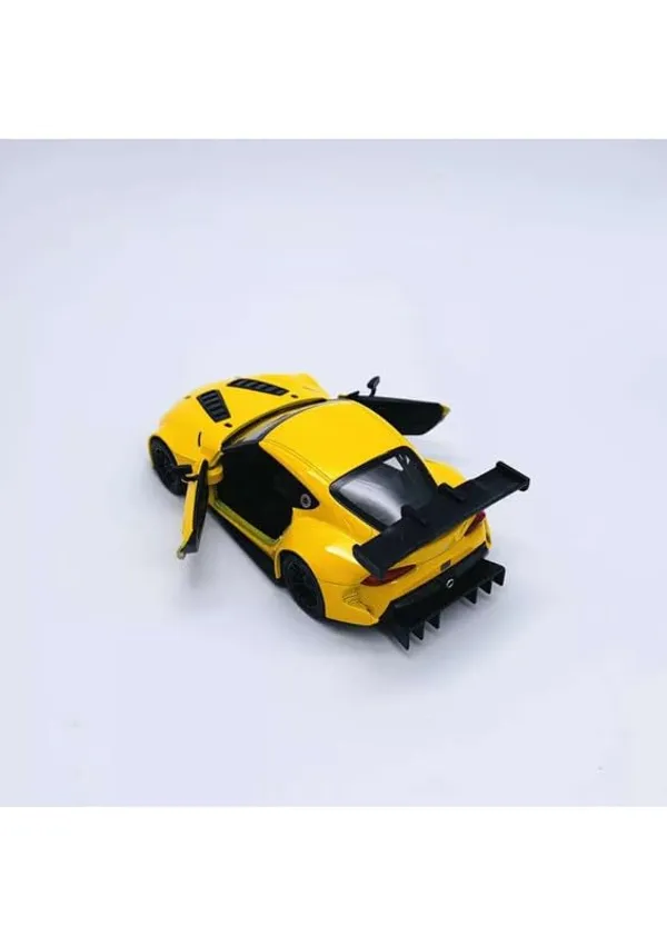 Yellow_Premium_1:36_Gr_Supra_Die-Cast_Model_Car_Toy_For_Kids_Stunning_Racing_Edition_With_Openable_Door,_Pull-Back_Action&Durable_Construction_Perfect_For_Collectors_&Car_Enthusiasts_Yellow