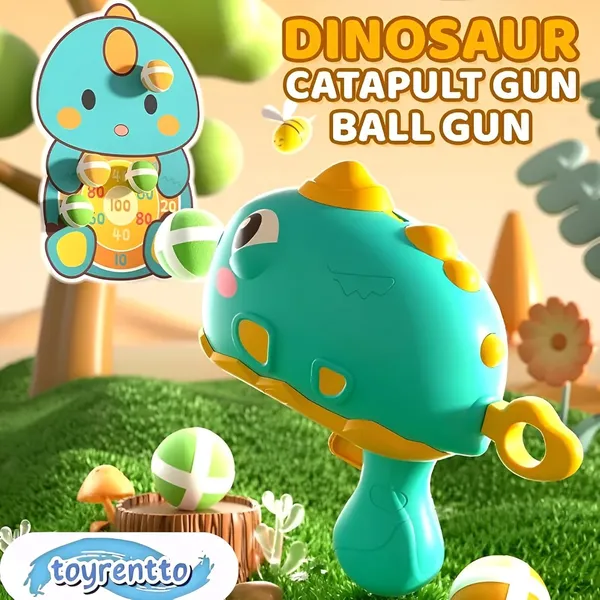Dino_Blue_Interactive_Dinosaur-Themed_Sticky_Foam_Ball_Blaster_Gun_Toy_Set_|_Kids_Fun_Shooting_Game_With_Soft_Foam_Balls_|_Includes_Cute_Dino_Design_&_Colorful_Balls_-_Dino_Blue_Color