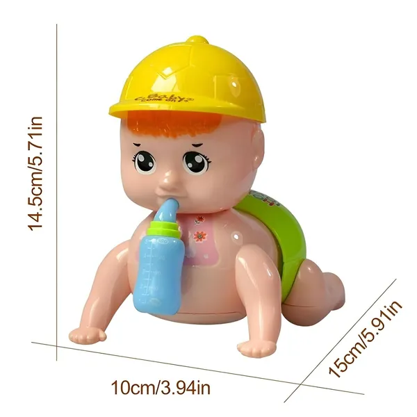 Multicolor_Interactive_Crawling_Baby_Toy_With_Bottle_-_Butt-Twisting_Action,_Fun_Helmet_Design,_Perfect_For_Kids'_Toddlers_Playtime