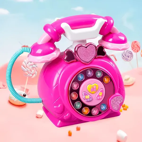 Pink_Musical_Toy_Telephone_For_Kids_|_With_Lights,_Sounds,_And_Rotating_Dial_Perfect_Educational_Gift_For_Toddlers_And_Girls
