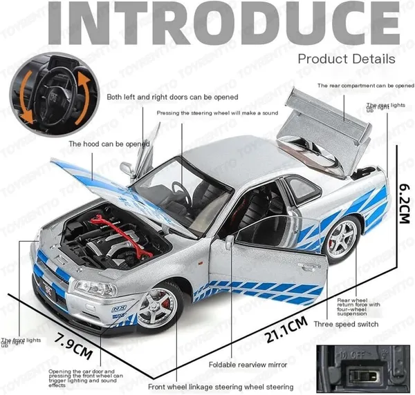 Purple_1:24_Nissan_Gt_R34_Skyline_Die-Cast_Car_Toy_Alloy_Pullback_Model_With_Lights,_Sound_&_Opening_Doors_Realistic_Sports_Car_Toy_For_Kids_&_Collectors_Purple
