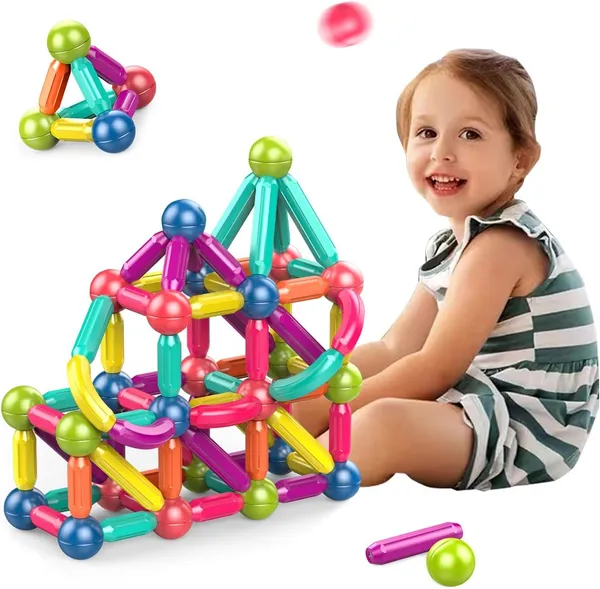 Multicolor_25_Piece_Magnetic_Balls_And_Sticks_Set,Magnetic_Building_Toys_Colorful_Diy_Stem_Building_Blocks_Sticks_For_Ages_3+_Year_Old_Children_Boy_Girl_Educational_Construction_Toy