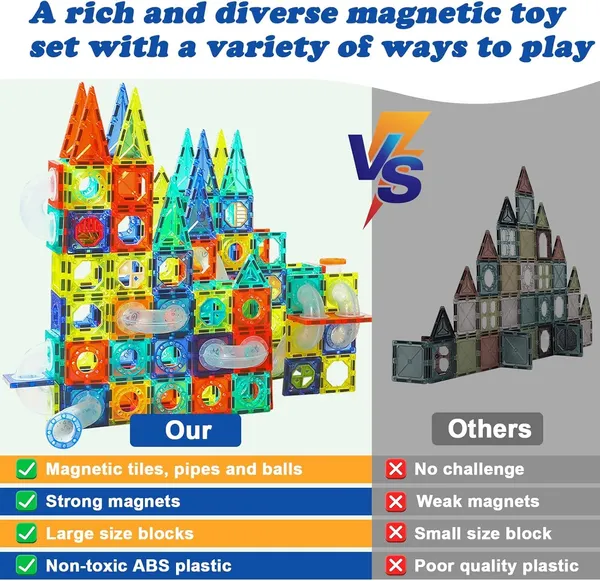 Multicolor_73_Pieces_Magnetic_Tiles_Building_Set,_Magnetic_Tiles_For_Kids,_Magnetic_Blocks,_Educational_Building_Toys_For_Boys_Girls_Age_3+,_Birthday_Gifts,_Christmas_Toy