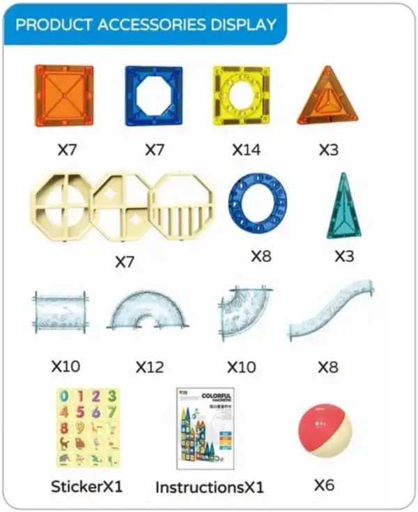 Multicolor_73_Pieces_Magnetic_Tiles_Building_Set,_Magnetic_Tiles_For_Kids,_Magnetic_Blocks,_Educational_Building_Toys_For_Boys_Girls_Age_3+,_Birthday_Gifts,_Christmas_Toy