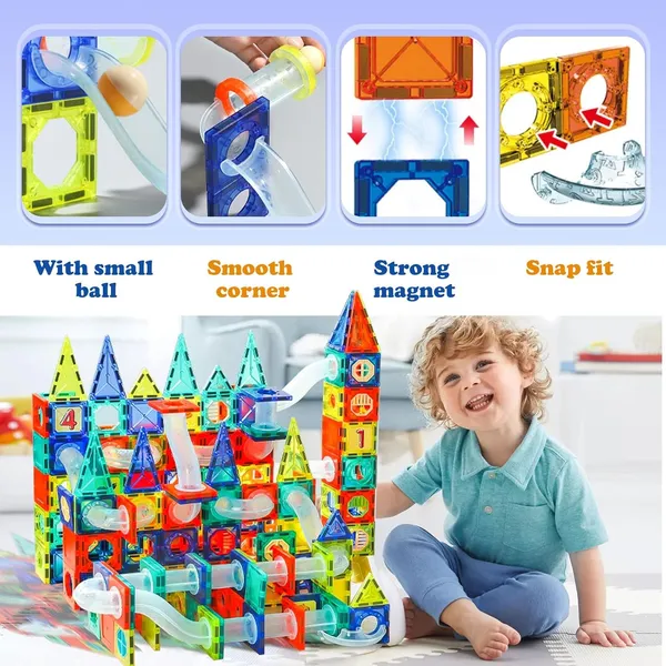 Multicolor_73_Pieces_Magnetic_Tiles_Building_Set,_Magnetic_Tiles_For_Kids,_Magnetic_Blocks,_Educational_Building_Toys_For_Boys_Girls_Age_3+,_Birthday_Gifts,_Christmas_Toy