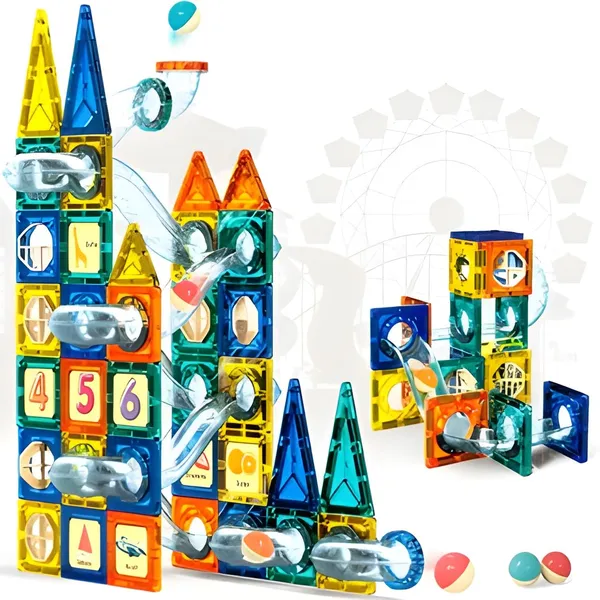 Multicolor_73_Pieces_Magnetic_Tiles_Building_Set,_Magnetic_Tiles_For_Kids,_Magnetic_Blocks,_Educational_Building_Toys_For_Boys_Girls_Age_3+,_Birthday_Gifts,_Christmas_Toy