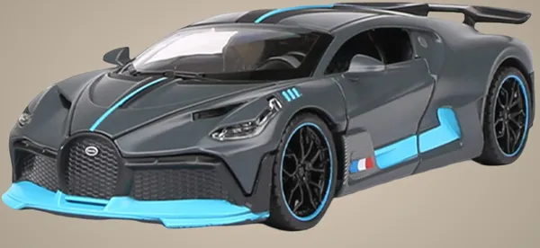 Matte_Gray_1:32_Bugatti_Divo_Zinc_Alloy_Pull_Back_Car_Diecast_Electronic_Toys_With_Lights_And_Music,Decorative,Mini_Vehicles_Toys_For_Kids,Boyfriend,Young_Peoples_Gift_Matte_Gray