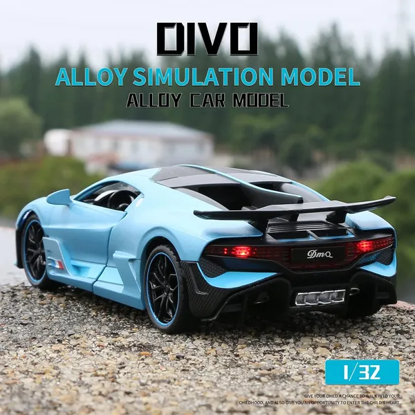 Multicolor_1:32_Bugatti_Divo_zinc_Alloy_Pull_Back_Car_Diecast_Electronic_Toys_with_Lights_and_Music,Decorative,Mini_Vehicles_Toys_for_Kids,Boyfriend,Young_Peoples_Gift_Turquoise