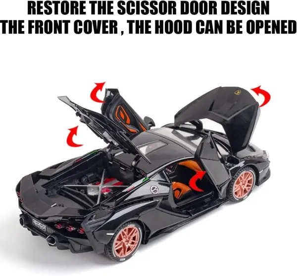 Glossy_Black_1/24_Die_Cast_Lamborghini_Sian_Fop_37_Model_Toy_Car_With_Light_And_Sound,_Pull_Back_Vehicles_Toy_Car_For_Toddlers_Boys_Girls_Birthday_Gift_glossy_Black