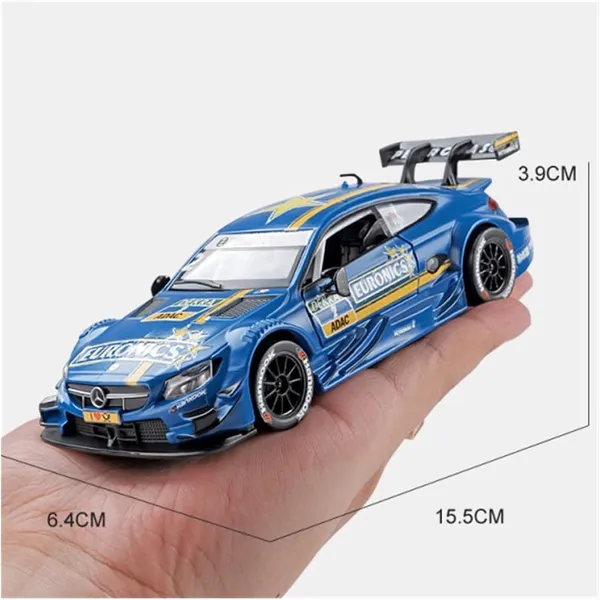 Multicolor_1:43_Scale_Die-Cast_Mercedes-Benz_Dtm_Racing_Model_Car_Toy_With_Tray,_Collectible_Metal_Toy_Car_With_Openable_Doors,Light,Sound_&_Pull-Back_Action(Colour_As_Per_Stock)