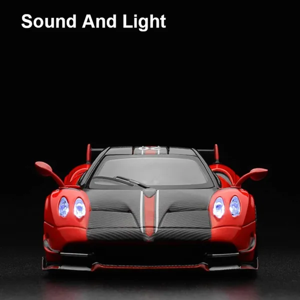 Multicolor_1:32_Scale_Die-Cast_Pagani_Huayra_Model_Car_Pull-Back_Action,_Light_&_Sound_Effects,_Openable_Doors,_Collectible_Metal_Toy_Car_For_Kids_&_Adults
