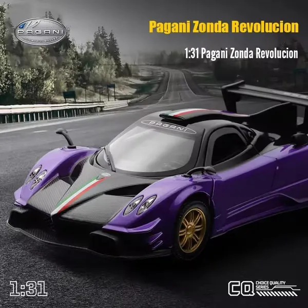 Multicolor_1:31_Scale_Pagani_Zonda_Die-Cast_Model_Car_Pull-Back_Action_With_Lights,_With_Display_Tray,_Collectible_Toy_For_Kids_&_Adults