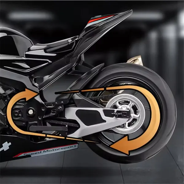 White_&_Black_1:12_Scale_Hp4_Race_Diecast_Motorcycle_Model_Realistic_Collectible_Toy_Bike,_Kickstand_&_Detailed_Graphics_Perfect_For_Collectors_&_Gift_For_Bike_Lovers(Assorted_Colours)