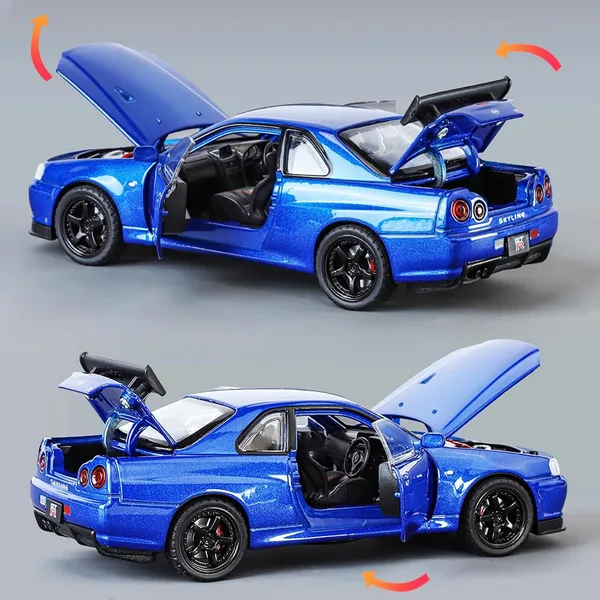 Blue_1/32_Skyline_Gtr_R34_Model_Car_Die-Cast_Toy_Cars_Metal_Model_Car_Toys_With_Light_And_Sound_Pull_Back_Collectible_Model_For_Children_Age_3_+_Year_Old_Festival_Gift_Silver,Blue