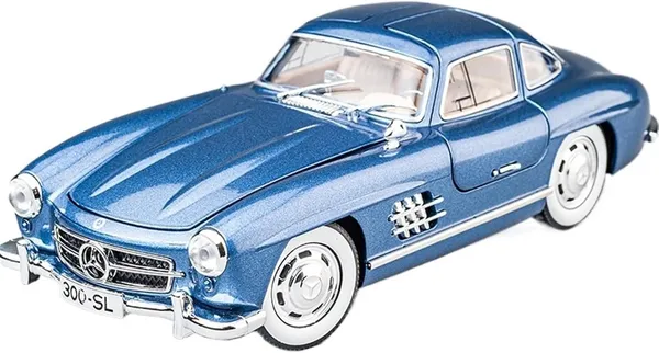 Blue_1:24_Scale_Mercedes-Benz_300Sl_Die-Cast_Model_Car_Pull_Back_Action,_Realistic_Sound_&_Light_Effects,_Metal_Body,_Collector_Toy_Vehicle_For_Kids_&_Adults_Blue