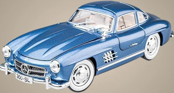 Blue_1:24_Scale_Mercedes-Benz_300Sl_Die-Cast_Model_Car_Pull_Back_Action,_Realistic_Sound_&_Light_Effects,_Metal_Body,_Collector_Toy_Vehicle_For_Kids_&_Adults_Blue