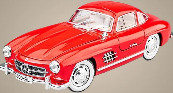 Red_1:24_Scale_Mercedes-Benz_300Sl_Die-Cast_Model_Car_Pull_Back_Action,_Realistic_Sound_&_Light_Effects,_Metal_Body,_Collector_Toy_Vehicle_For_Kids_&_Adults_Red