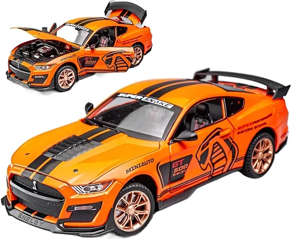 Orange_1:32_Scale_Shelby_Gt500_Die-Cast_Model_Car_Blue_Metal_Toy_Car_With_Lights,_Sound_&_Openable_Doors_Pull_Back_Action_Collectible_Vehicle_Orange_Color