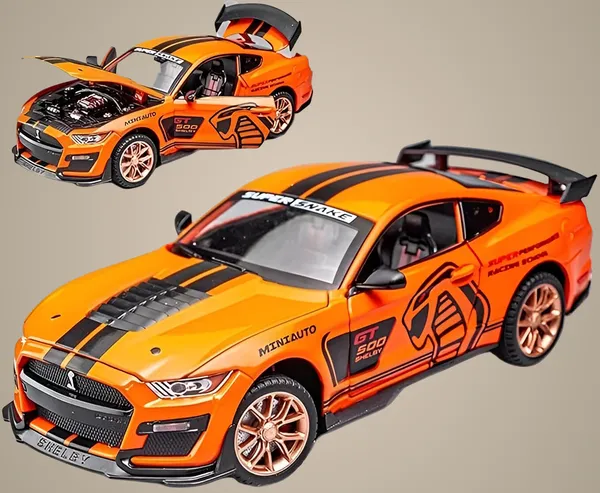 Orange_1:32_Scale_Shelby_Gt500_Die-Cast_Model_Car_Blue_Metal_Toy_Car_With_Lights,_Sound_&_Openable_Doors_Pull_Back_Action_Collectible_Vehicle_Orange_Color