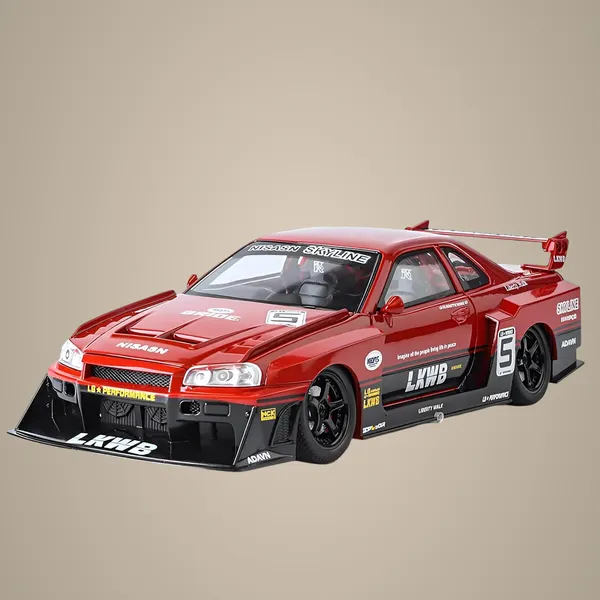 Red_1:24_Nissan_Skyline_Gt-R_R34_Diecast_Model_Car_Liberty_Walk_Modified_Jdm_Toy_Vehicle_With_Lights_&_Sounds,_Pull_Back_Action,_For_Kids_&_Collectors_Red