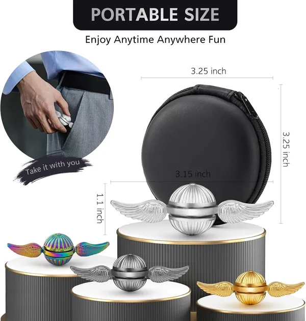 Silver_Silver_Winged_Fidget_Spinner_Toy_With_Carrying_Case_Metal_Hand_Spinner_For_Anxiety_Relief,_Focus_&_Stress_Reduction_For_Kids,_Teens_&_Adults