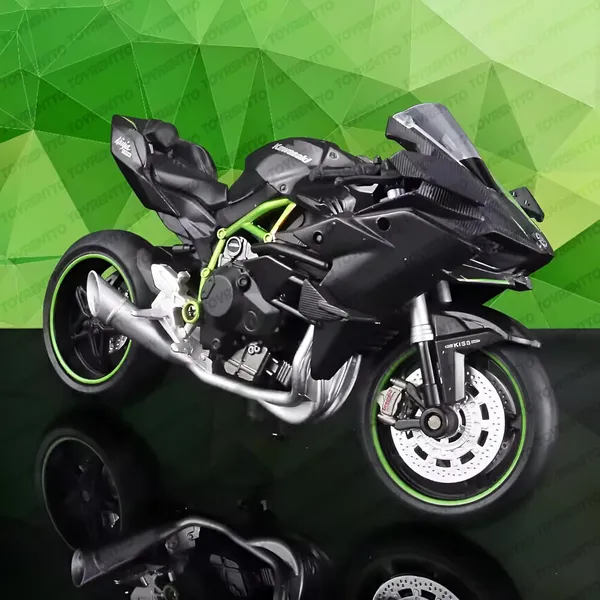 Black_1:12_Ninja_H2R_Die-Cast_Motorcycle_Model,With_Sound,Light_&_Suspension,_Toy_Car,_Display_Stand_&_Rubber_Tires_Motorcycle_Collection_Gift_Black