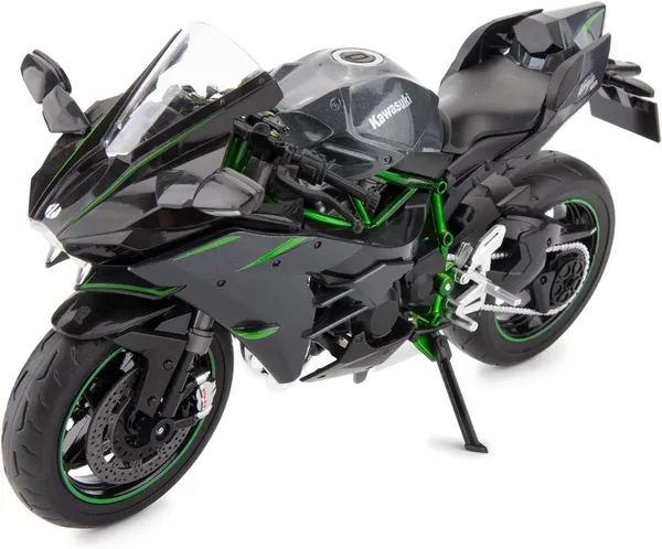 Black_1:12_Ninja_H2R_Die-Cast_Motorcycle_Model,With_Sound,Light_&_Suspension,_Toy_Car,_Display_Stand_&_Rubber_Tires_Motorcycle_Collection_Gift_Black