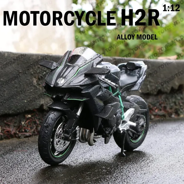 Black_1:12_Ninja_H2R_Die-Cast_Motorcycle_Model,With_Sound,Light_&_Suspension,_Toy_Car,_Display_Stand_&_Rubber_Tires_Motorcycle_Collection_Gift_Black
