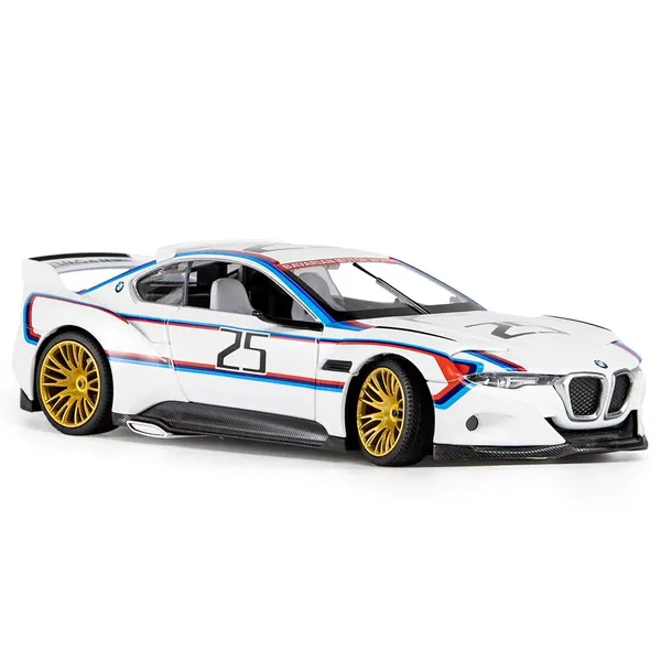 White_1:34_3.0_Csl_Hommage_R_Scale_Die-Cast_Model_Car_With_Music_&_Sound_Effects,_White