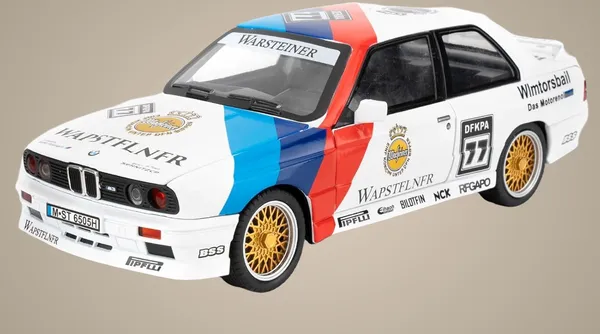 White_1/24_M3_Model_Car_In_Painted_Design,_Die-Cast_Aluminium_Toy_Car_With_Sound_And_Light_Function_And_Pull_Back_Function,_Collector'S_Model,_Gift_For_Children_White