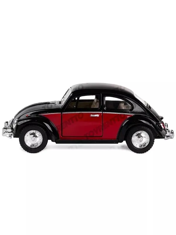 Black_Burgundy_1:32_Scale_1967_Classic_Beetle_Die-Cast_Car_Model_-_Inertia-Powered_Metal_Toy_Vehicle_With_Opening_Doors_-_Vintage_Collectible_For_Kids_&_Adults_Black_Burgundy