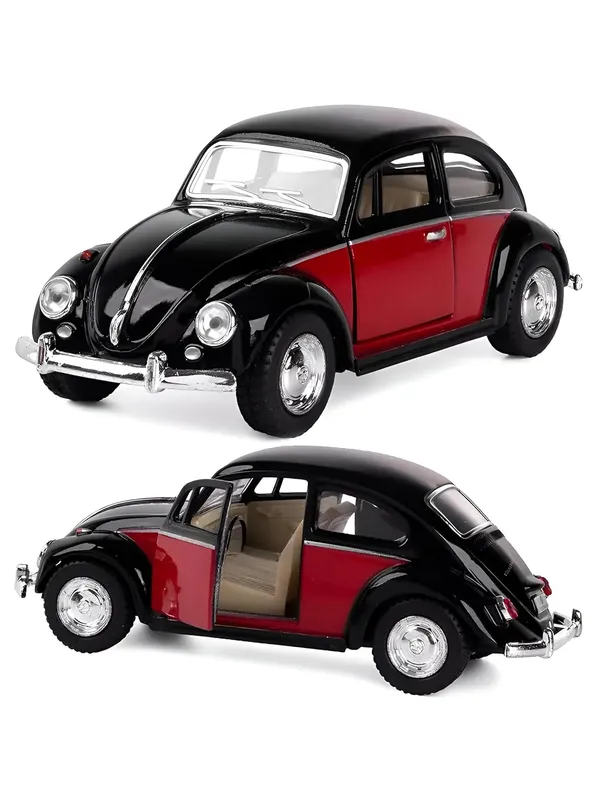 Black_Burgundy_1:32_Scale_1967_Classic_Beetle_Die-Cast_Car_Model_-_Inertia-Powered_Metal_Toy_Vehicle_With_Opening_Doors_-_Vintage_Collectible_For_Kids_&_Adults_Black_Burgundy