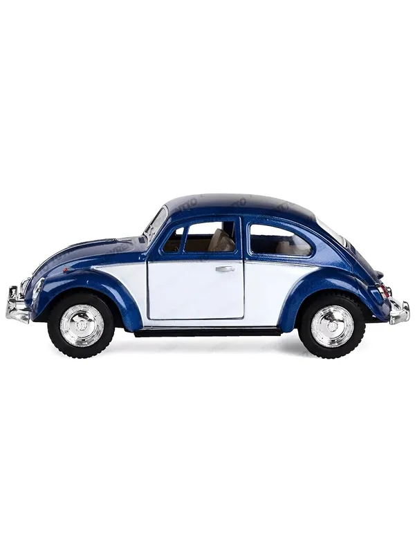 Blue_White_1:32_Scale_1967_Classic_Beetle_Die-Cast_Car_Model_-_Inertia-Powered_Metal_Toy_Vehicle_With_Opening_Doors_-_Vintage_Collectible_For_Kids_&_Adults_Blue_White