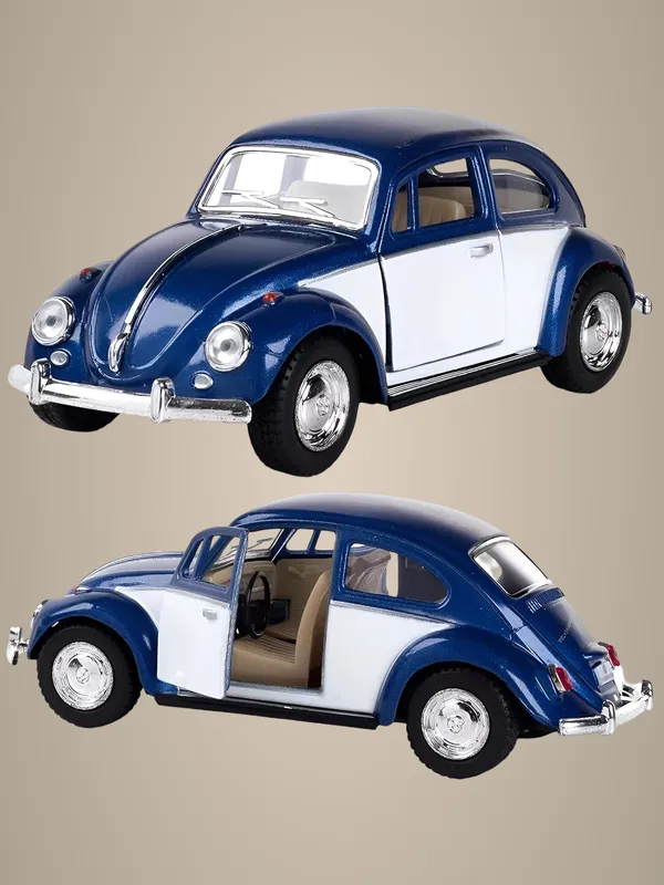 Blue_White_1:32_Scale_1967_Classic_Beetle_Die-Cast_Car_Model_-_Inertia-Powered_Metal_Toy_Vehicle_With_Opening_Doors_-_Vintage_Collectible_For_Kids_&_Adults_Blue_White